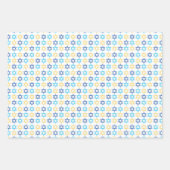 Modern Hanukkah Geschenkpapier Set (Vorderseite)