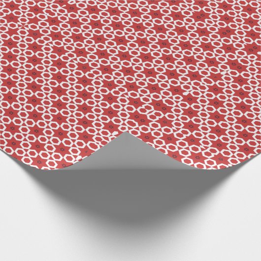 Modern Hanukkah Star Geschenkpapier (Ecke)