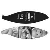 Modern Happy 1st Vathers Day Foto Collage Basketball (Panele)