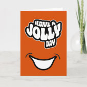 Modern Happy (Birth)Day Text Faltkarte Karte (Vorderseite)