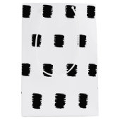 Modern Happy Birthday Geschenktasche Mittlere Geschenktüte (Vorderseite)