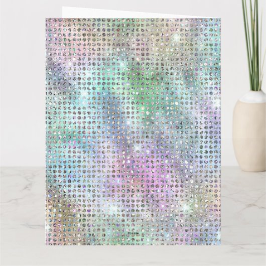 Modern Happy Birthday Pastel Bestie Photo & Name Karte (Rückseite)