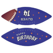 Modern Happy Birthday Stars Name Age Football (Paneele)
