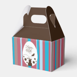 Modern Happy Easter Chocolate Brown Geschenkschachtel