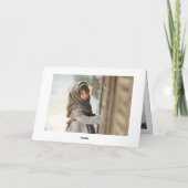 Modern Happy Holidays 3 FOTO Frohe Weihnachten (Rückseite)