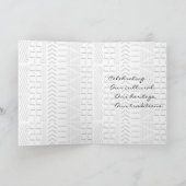 Modern Happy Kwanzaa Feiertagskarte (Innenseite)