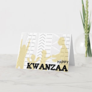 Modern Happy Kwanzaa Feiertagskarte