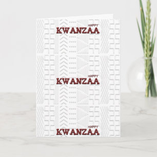 Modern Happy Kwanzaa Feiertagskarte