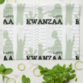 Modern Happy Kwanzaa Geschirrtuch (Gefaltet)