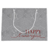 Modern Happy Kwanzaa Große Geschenktüte (Vorderseite)