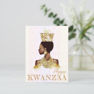 Modern Happy Kwanzaa Postkarte