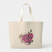 Modern Happy Mother Day Jumbo Stoffbeutel (Rückseite)