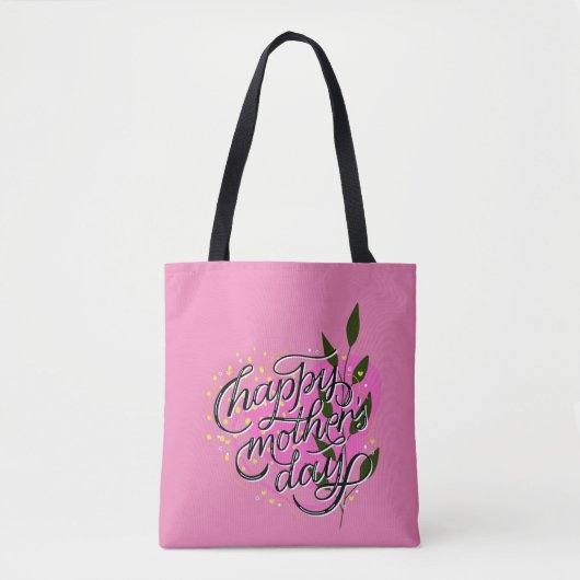 Modern Happy Mother Day Tasche (Vorderseite)
