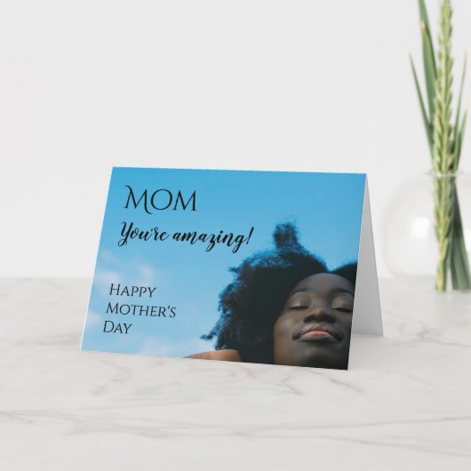Modern Happy Mother's Day DU BIST PHANTASTISCHES F Karte (Vorderseite)