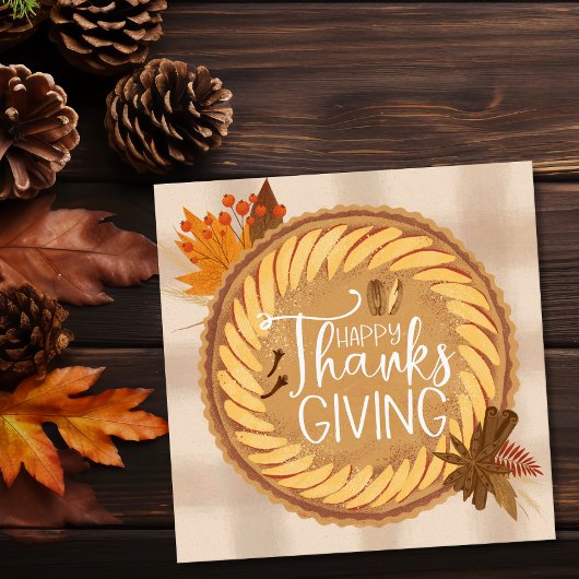 Modern Happy Thanksgiving Dinner Einladung