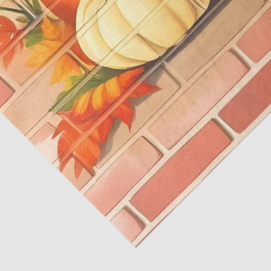 Modern Happy Thanksgiving Schöner Fall Seidenpapier (Ausschnitt)