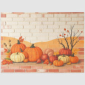 Modern Happy Thanksgiving Schöner Fall Seidenpapier (Vorderseite)