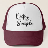 Modern hat  truckerkappe (Vorderseite)