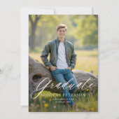 Modern He Did It Abiturient Ankündigung (Vorderseite)