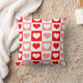 Modern Heart Pattern Throw Pillow - Romantic  Kissen (Decke)
