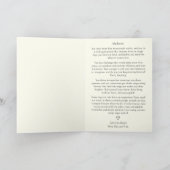 Modern Heartfelt Encouragement Strength Definition Karte (Innenseite)