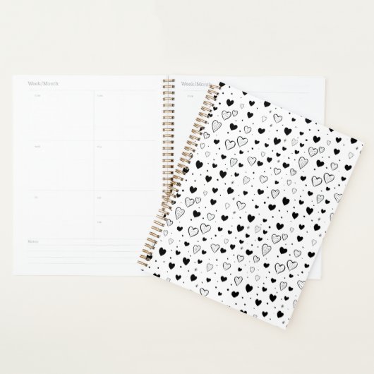 Modern Hearts Pattern Planer (Anzeige)