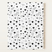 Modern Hearts Pattern Planer (Rückseite)