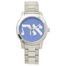 Modern Hebrew Aleph Tav White Typografie