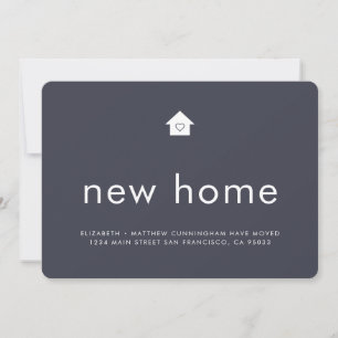 Modern hell Minimalistisch Neue Zuhause Ankündigung