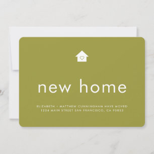 Modern hell Minimalistisch Neue Zuhause Ankündigung