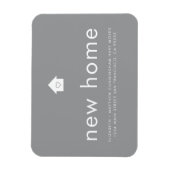 Modern hell Minimalistisch Neue Zuhause Magnet (Vertikal)