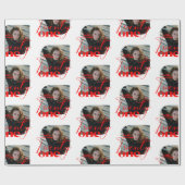 Modern Hello 2One Geburtstag Bildmuster Geschenkpapier (Flach)