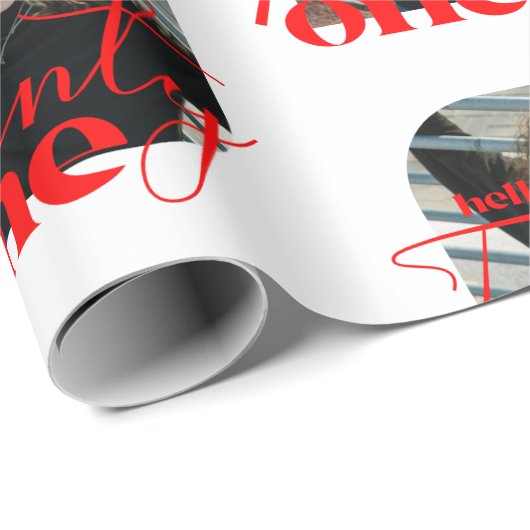 Modern Hello 2One Geburtstag Bildmuster Geschenkpapier (Rolleneckpunkt)