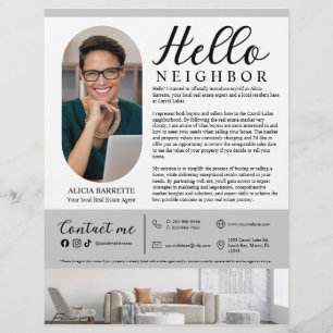 Modern Hello Neighbour Real Anwesen Agent Advert Flyer