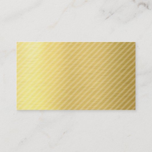 MODERN HELLO SCRIPT handgezogene Fett-Spot-Goldfol Visitenkarte (Rückseite)