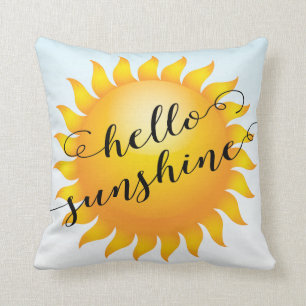 Modern Hello Sunshine Decorative Throw Kissen