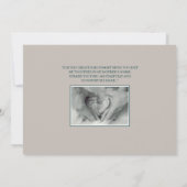 Modern Hello World Script Baby Geburtsankündigung Ankündigung (Rückseite)