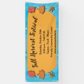 Modern Herbst Herbstleaf Banner (Vertikal)