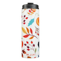 Modern Herbst Pumpkin Leaf Muster