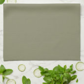 Modern Heritage Solid Deep Sage Geschirrtuch (Gefaltet)