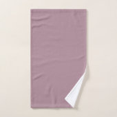 Modern Heritage Solid Dusty Mauve Badhandtuch Set (Handtuch)