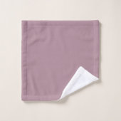 Modern Heritage Solid Dusty Mauve Badhandtuch Set (Waschlappen)