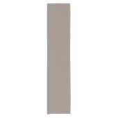 Modern Heritage Solide Pilz Beige Kurzer Tischläufer (Vorderseite)