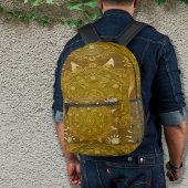 Modern-Hexa-Goldmedaille Bedruckter Rucksack