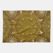 Modern-Hexa-Goldmedaille Geschirrtuch (Horizontal)