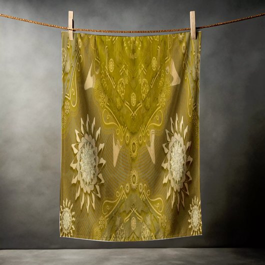 Modern-Hexa-Goldmedaille Strandtuch