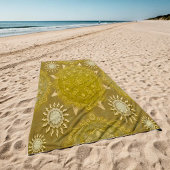 Modern-Hexa-Goldmedaille Strandtuch