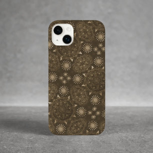 Modern Hexa Sepia Golden Ursidae Case-Mate iPhone 14 Plus Hülle