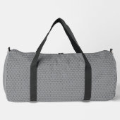 Modern Hexagonal Grid Geometric Pattern Duffle Bag (Vorderseite)