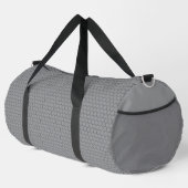 Modern Hexagonal Grid Geometric Pattern Duffle Bag (Rechte Ecke)